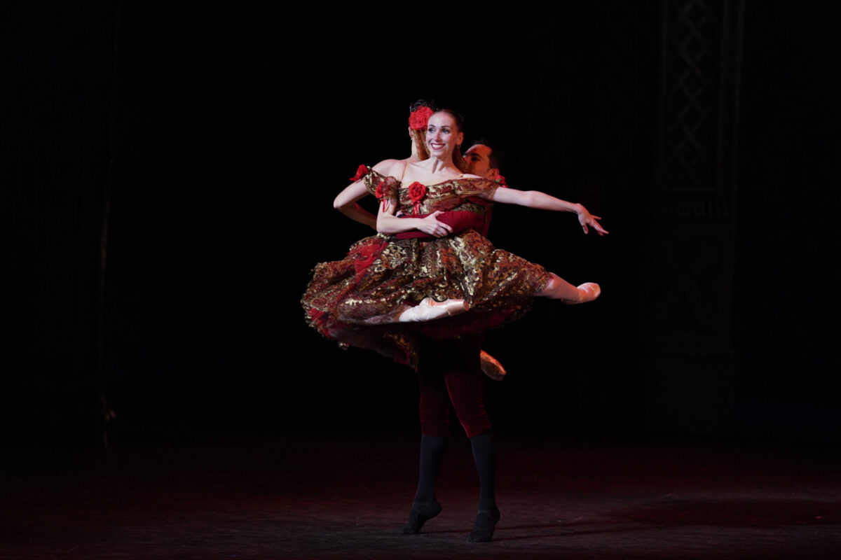 Georgia Bould in the Spanish Dance in Nutcracker © Isabella Turolla